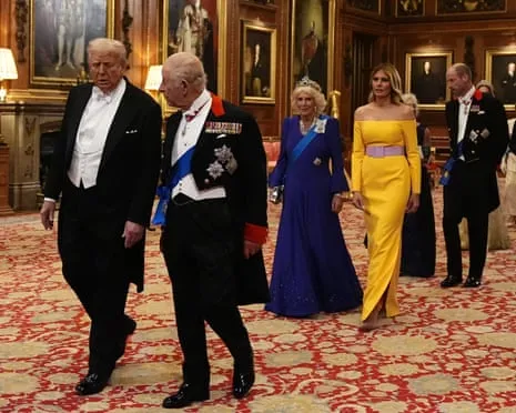 The Royal Family Roll Out Red Carpet Amid Demonstrations; Kimmel Taken Off Air Over Kirk Comments