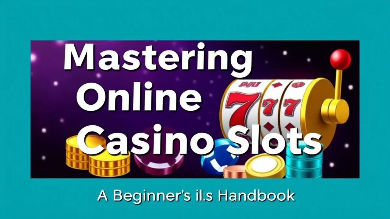 Mastering Online Casino Slots: A Beginner's Luck Handbook